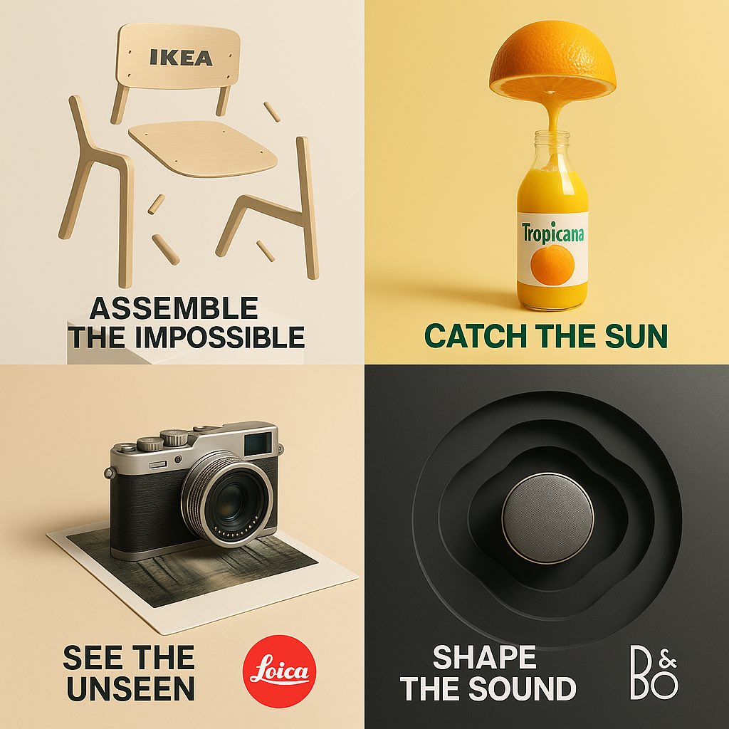 Surreal Minimal Conceptual Advertisement
