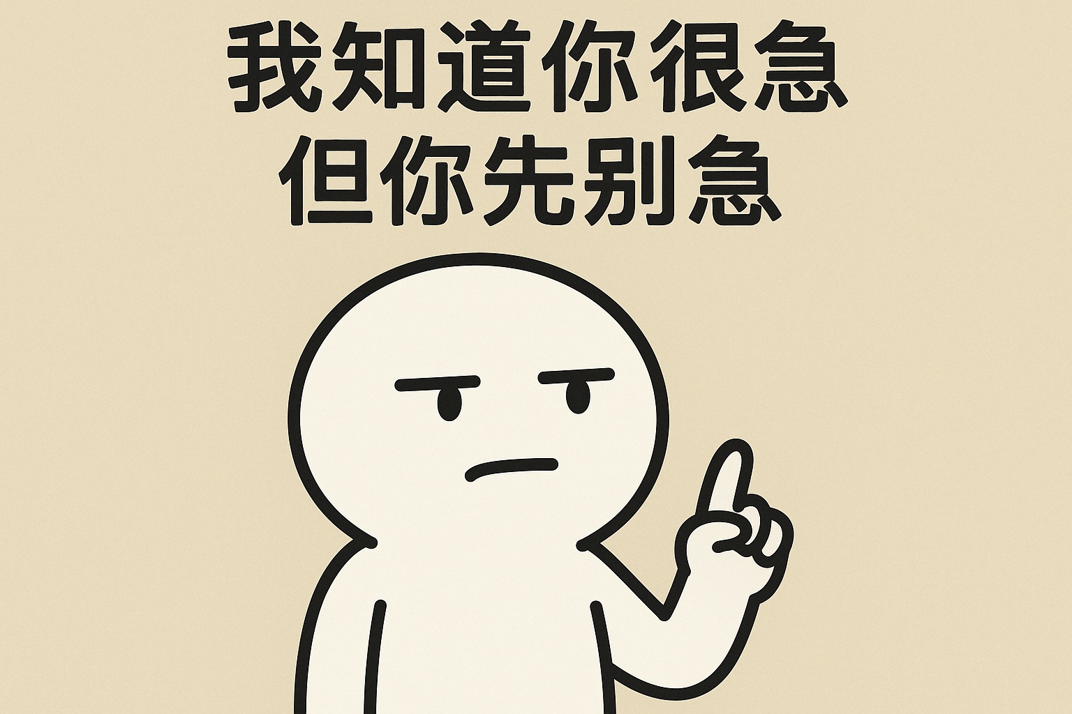I know you're urgent but calm down first - view 2