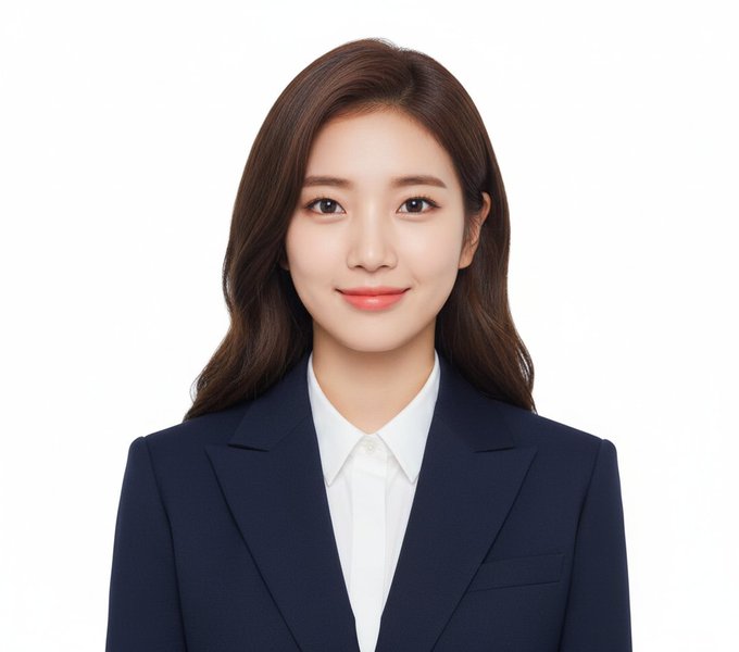 2-Inch ID Photo with Blue Background, Professional Attire & Smile - view 2