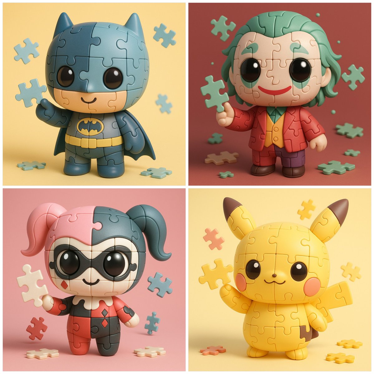 Chibi Puzzle Toy Character