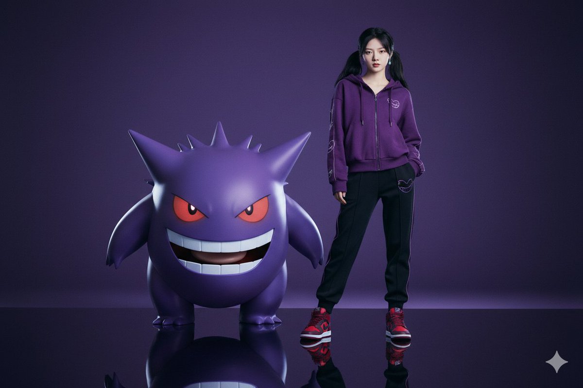 Hyper-realistic Portrait with Giant Gengar
