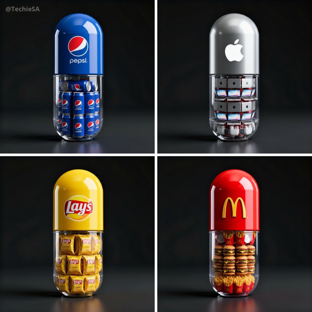 Hyper-Realistic Large Capsule Container Brand 3D Render