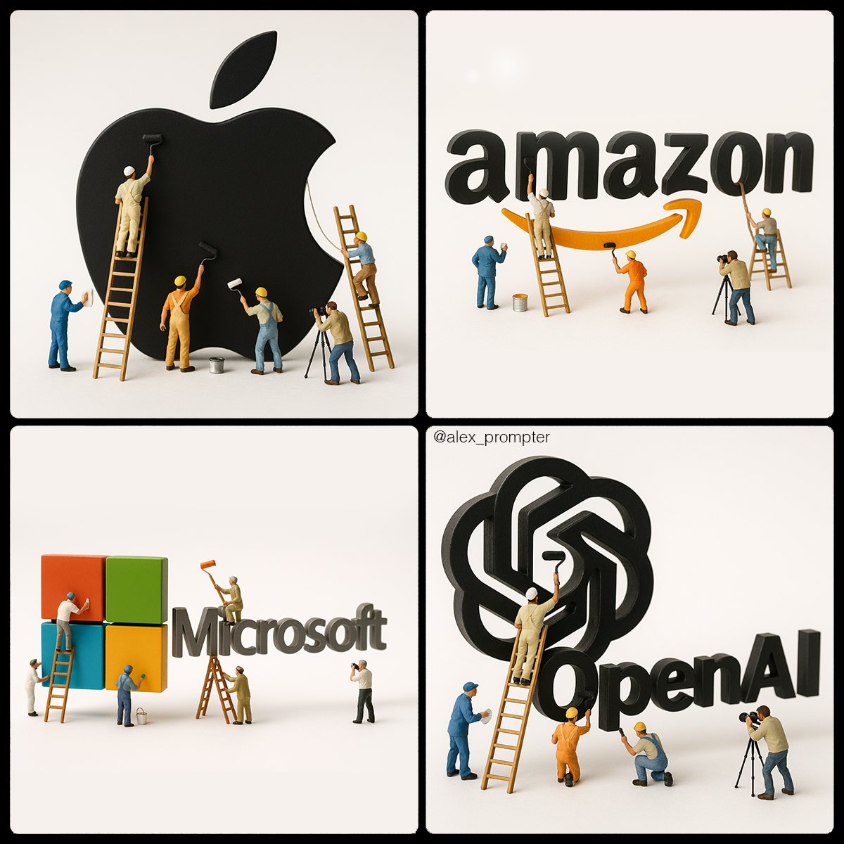 Logo超写实微型摄影