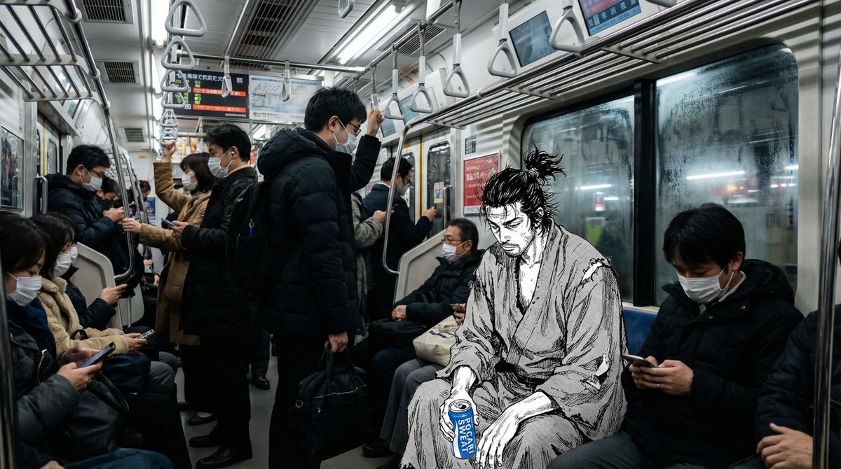 Tokyo Subway Manga Samurai Blend