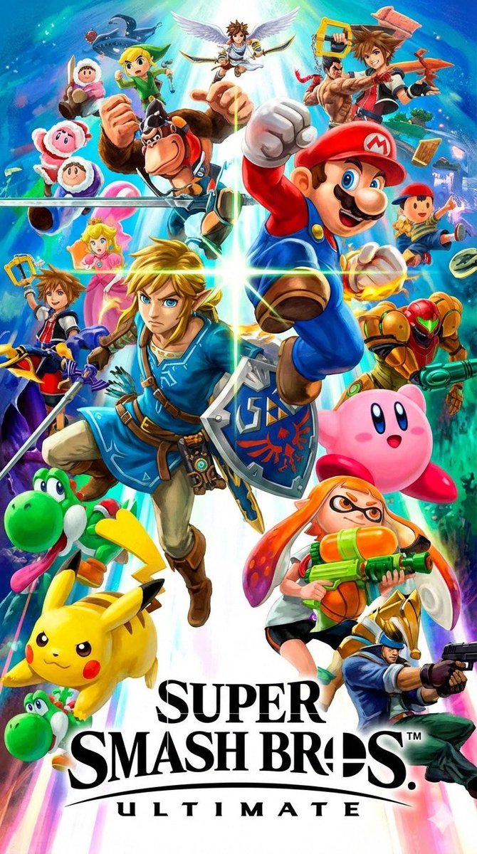 Super Smash Bros Family Poster