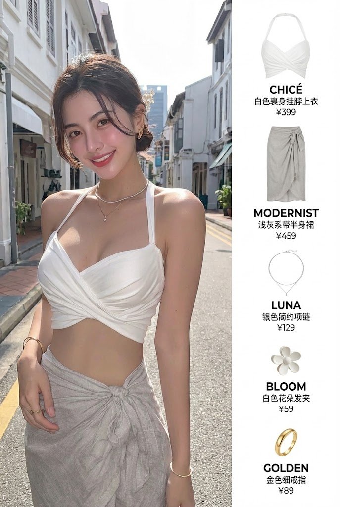 One-Click OOTD Outfit Collage