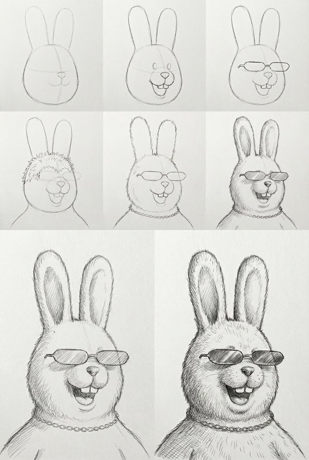 8 Different Initial Character Sketches