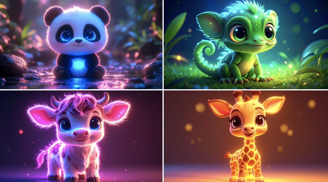 Bioluminescent Cute Animal