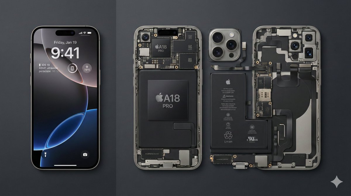 iPhone 16 Pro Max Teardown Comparison
