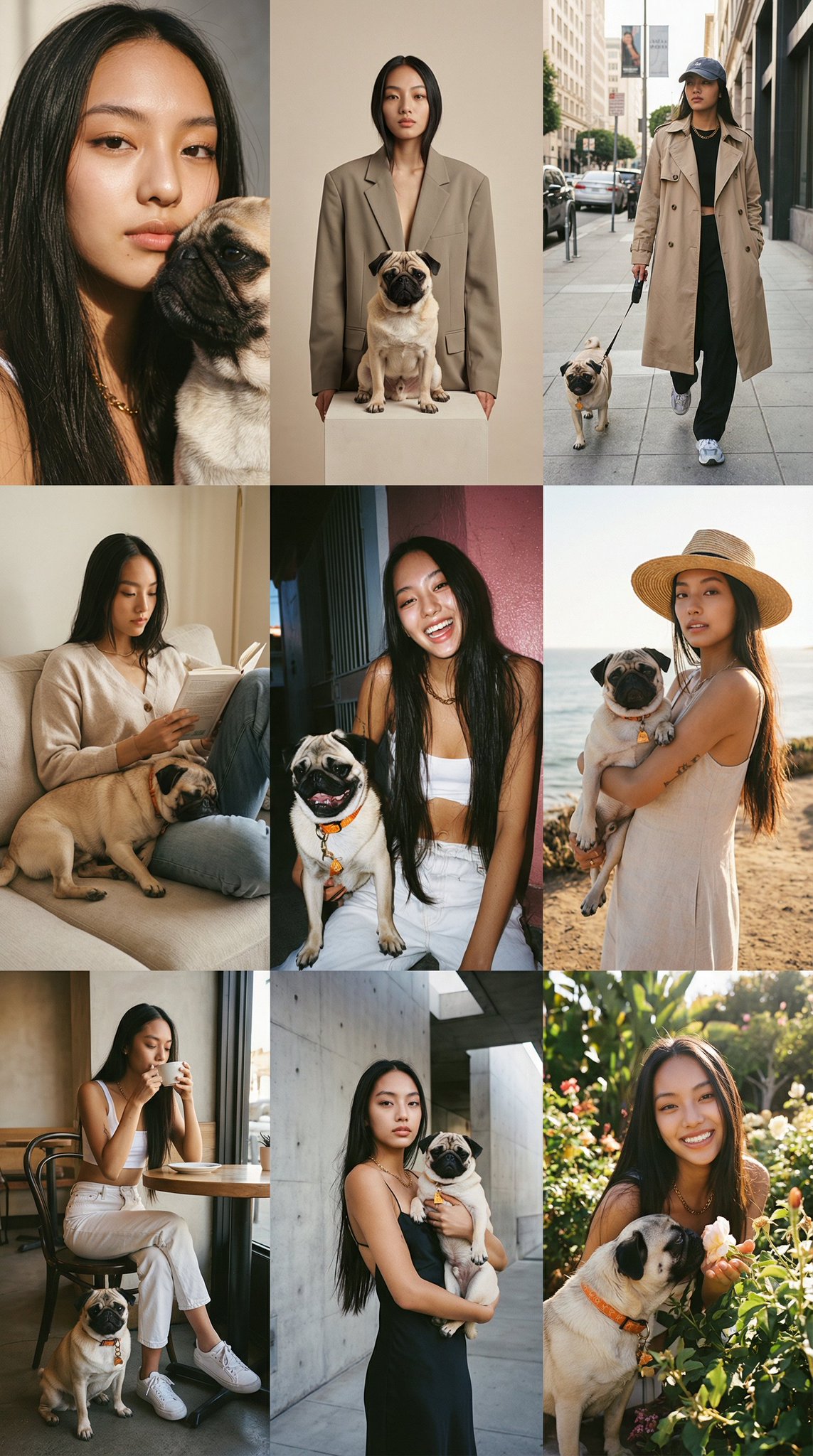 3x3 Instagram Grid Portrait Collage