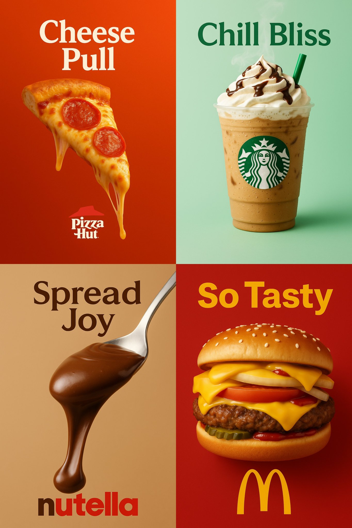 Mouthwatering Brand Food Advertisement Poster