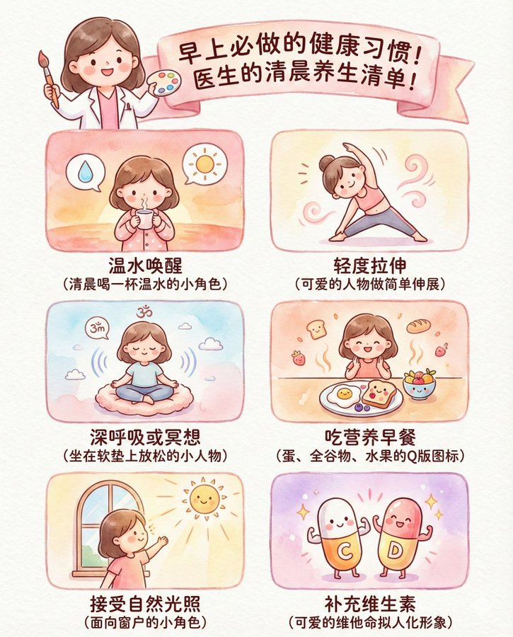 Hand-Drawn Vitamin Beauty Infographic