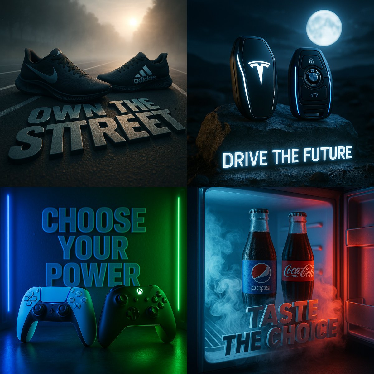 Rival Products Branding Showdown