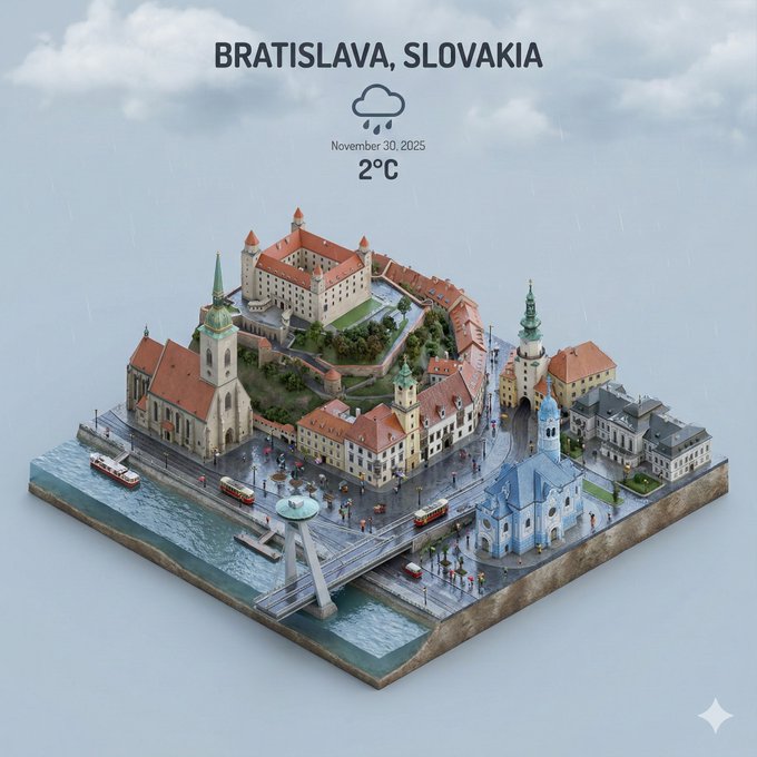 City Top-Down Isometric 3D Cartoon Miniature Scene - view 2