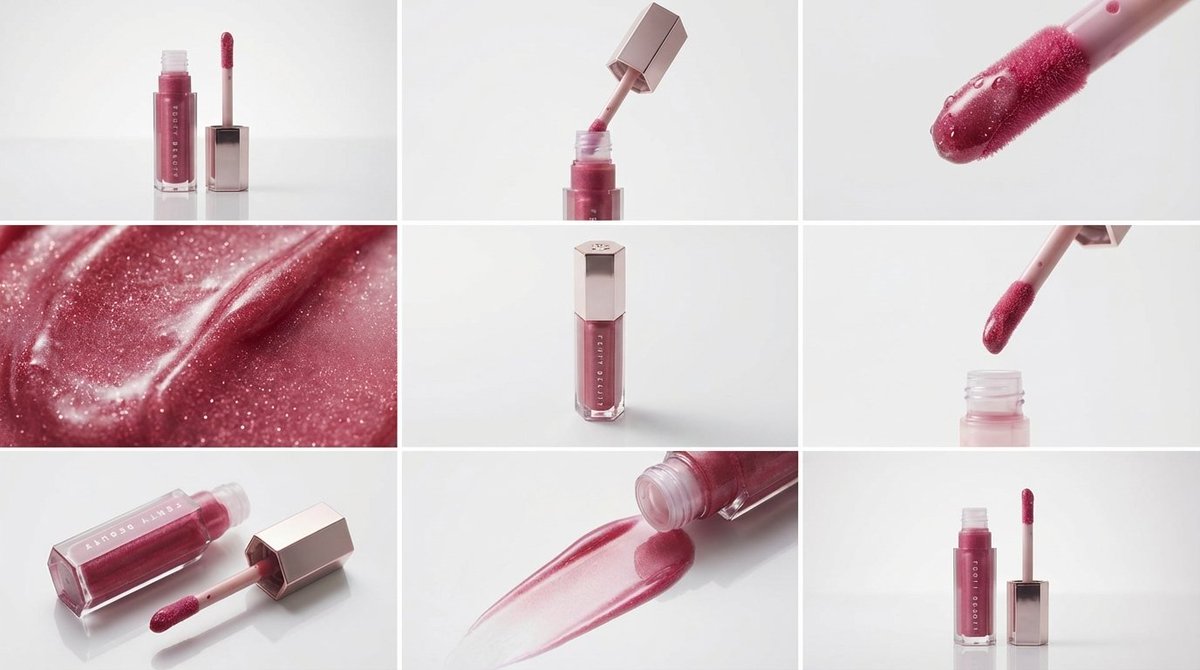 3x3 High-End Beauty Ecommerce Ad Storyboard