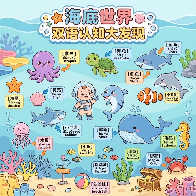 Underwater World Bilingual Discovery