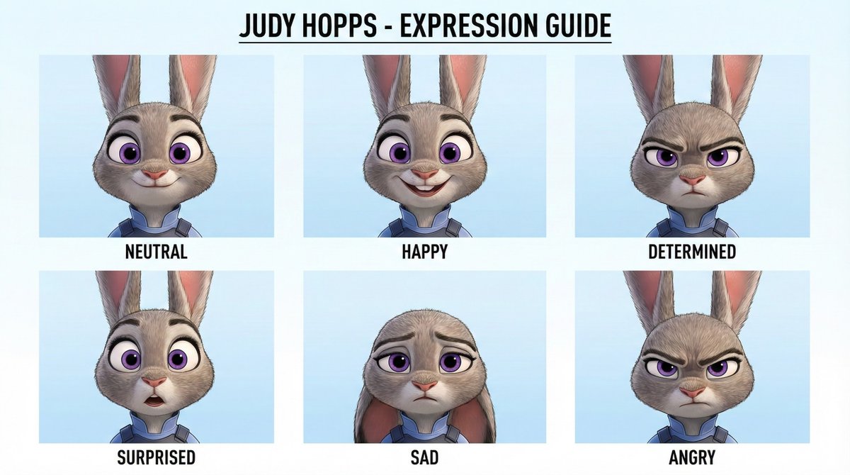 Character Design Expression Style Guide