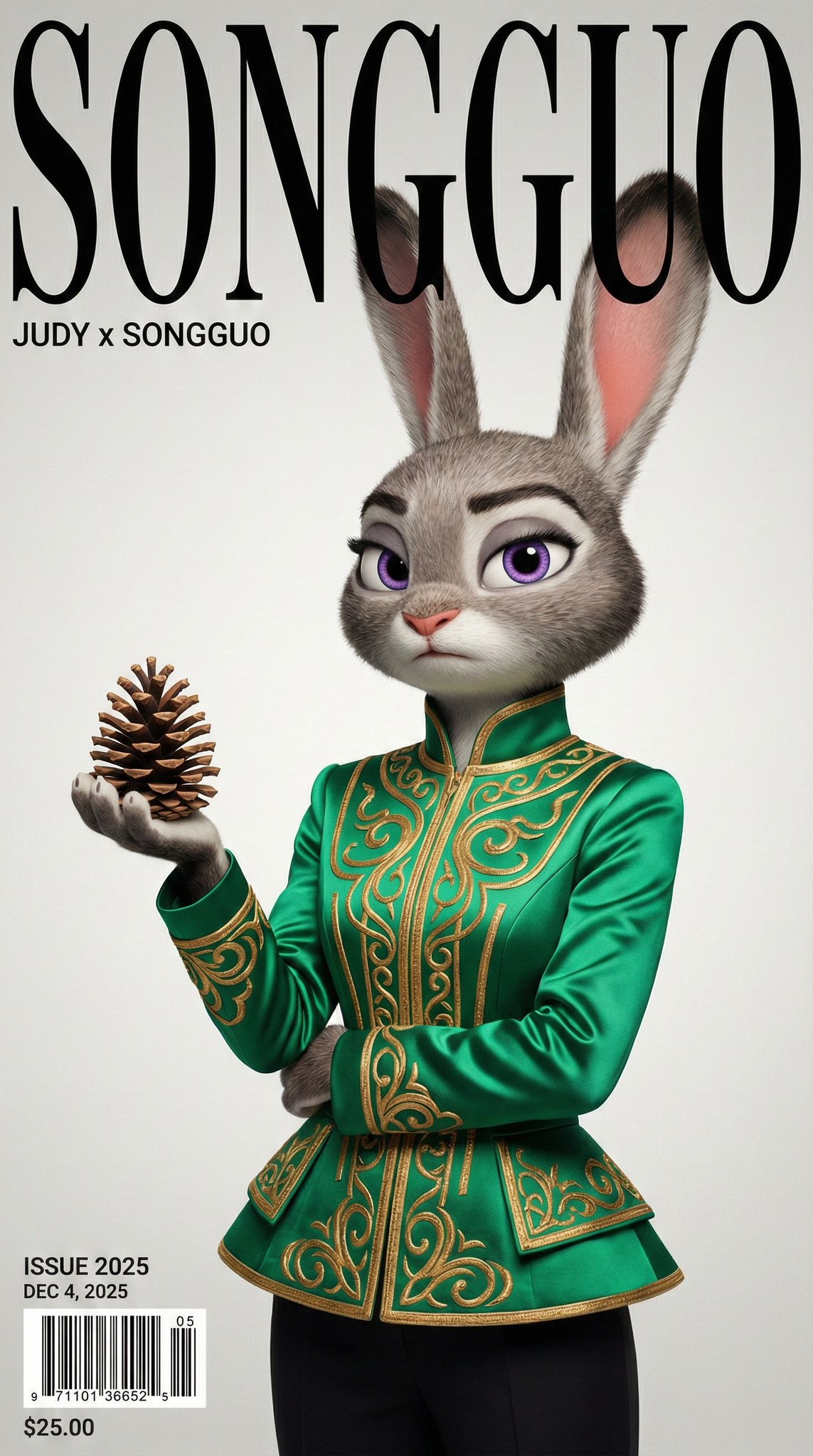 Judy Hopps x Songguo Luxury Magazine Cover
