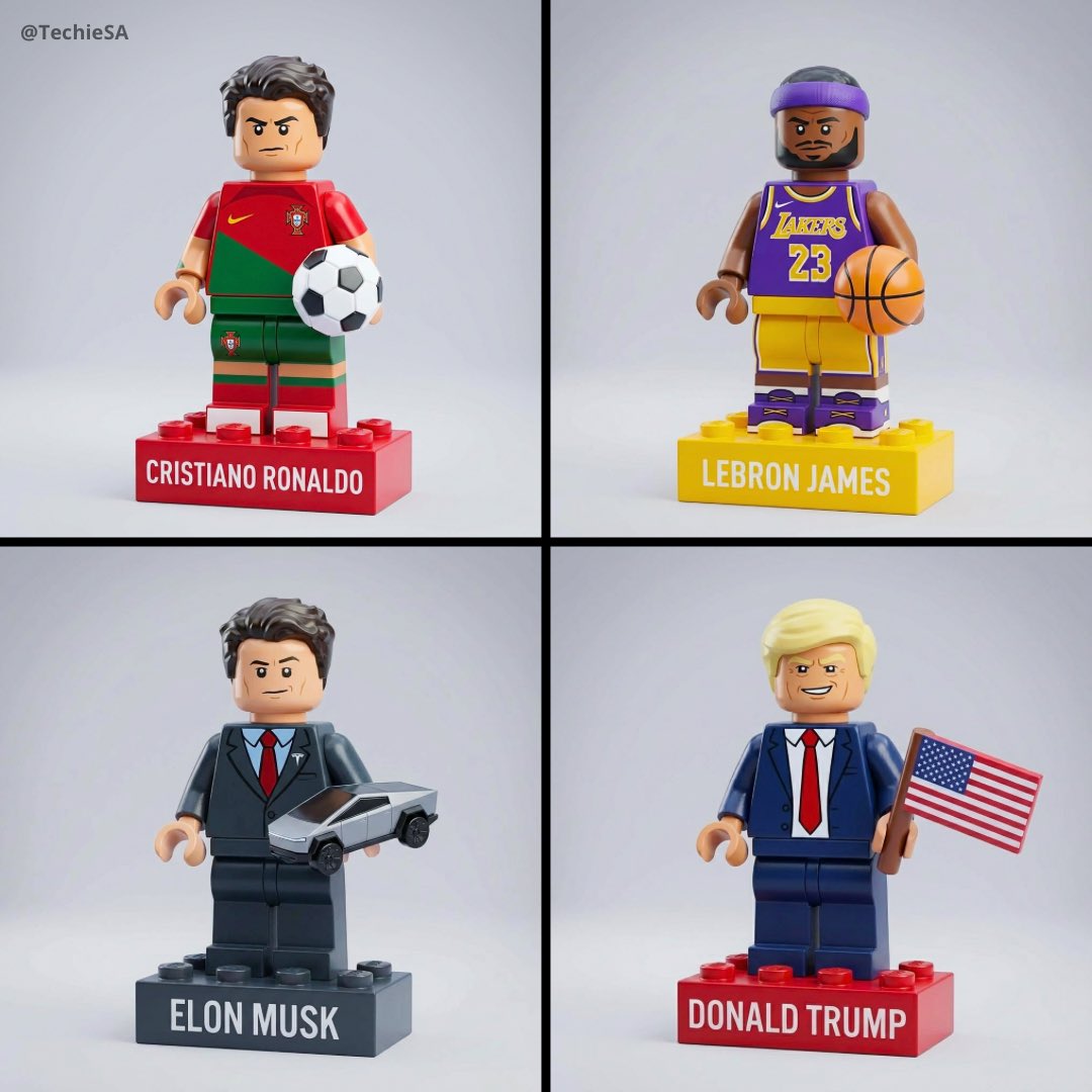 LEGO Style Mini 3D Figure
