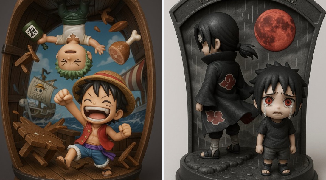 Chibi Figurine Diorama Display Case