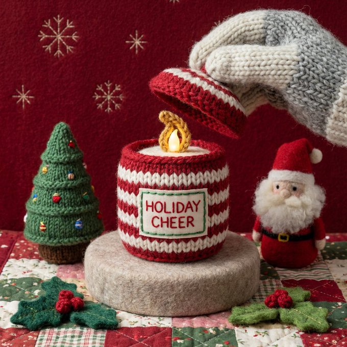 Handcrafted Yarn Miniature Beauty World