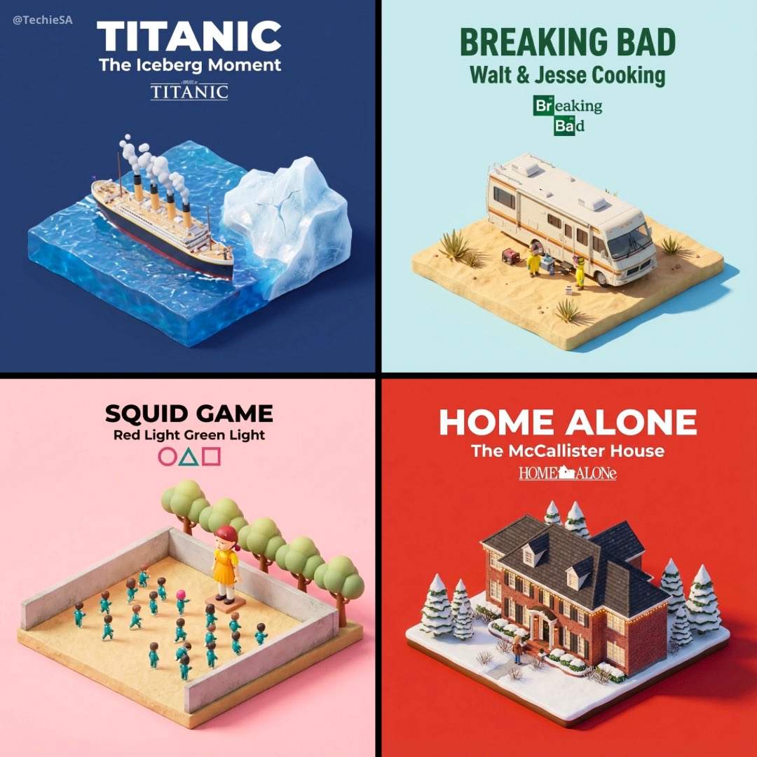 Miniature 3D Cartoon Scene Generator