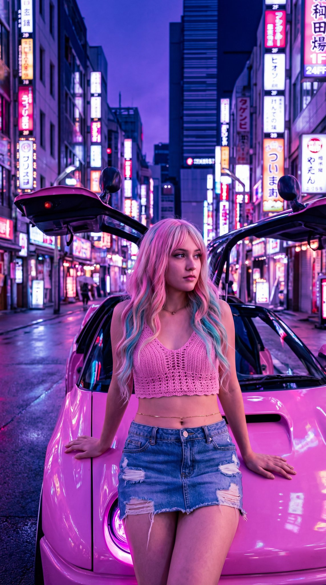 Tokyo Nightlife Editorial Portrait