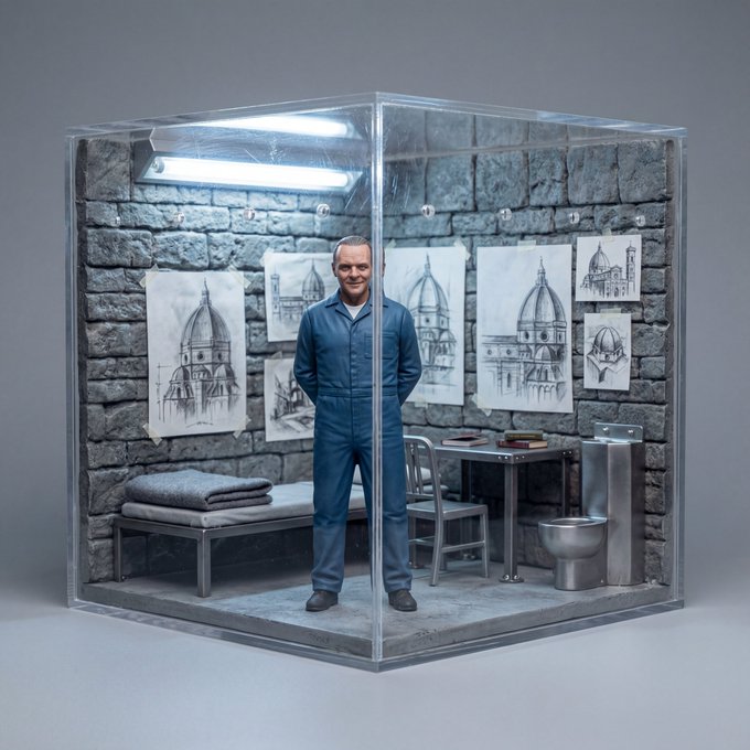 Hyper-Realistic Isometric Miniature Movie Diorama - view 2