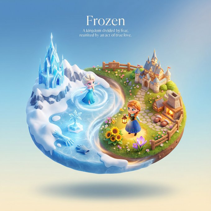 Floating Taiji Cute 3D Cartoon Diorama - view 2