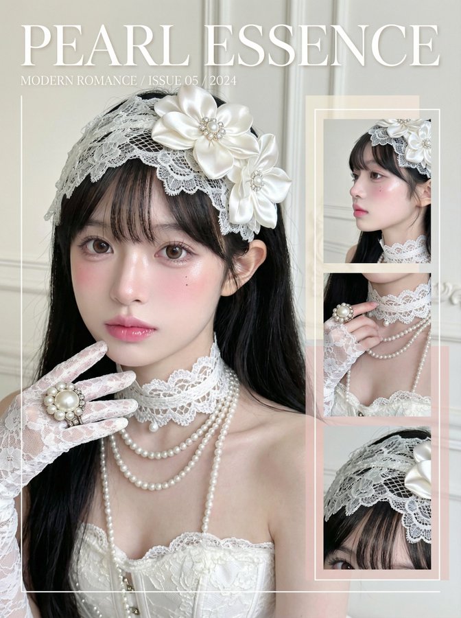 Fashion Portrait Magazine Collage Cover