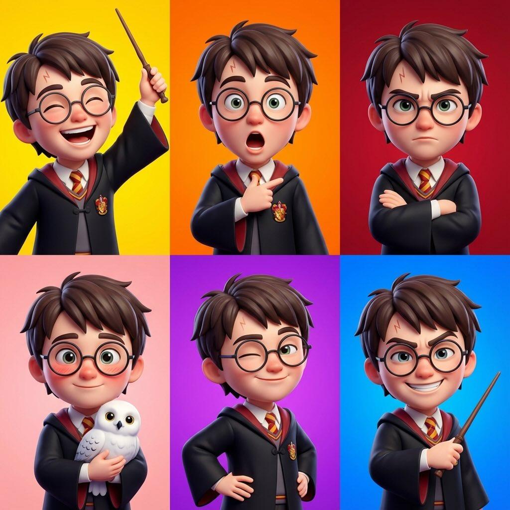 3D Caricature Portrait Collage