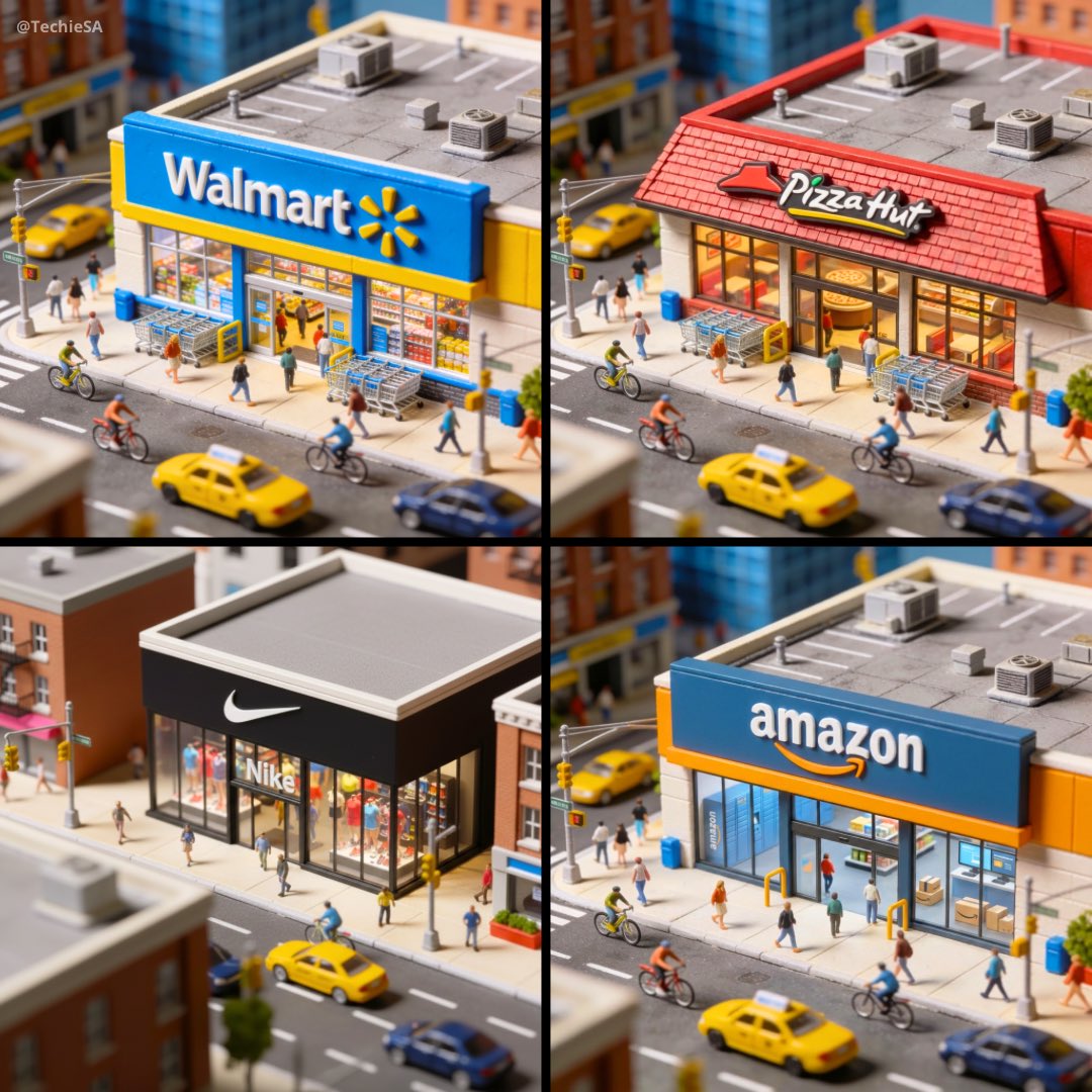 Miniature Brand Store Aerial View