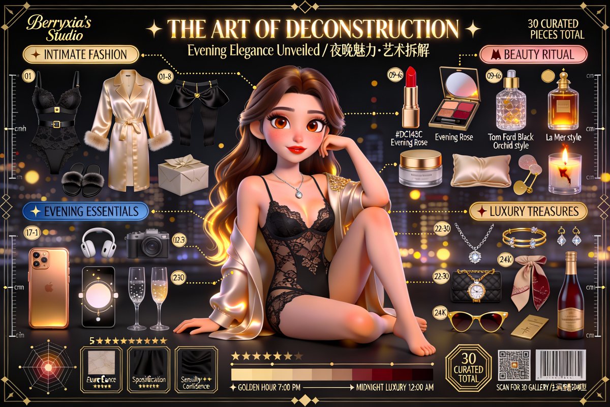 Pixar-Style Character Deconstruction Poster