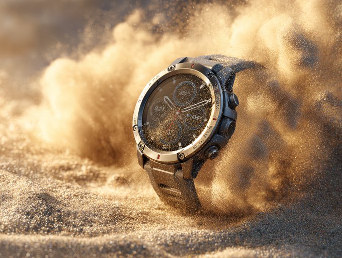 Sand Swirling Product Photography