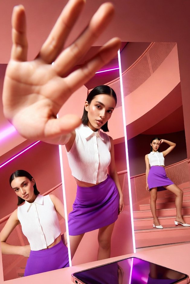 Spiral Staircase Fashion Photoshoot - view 2
