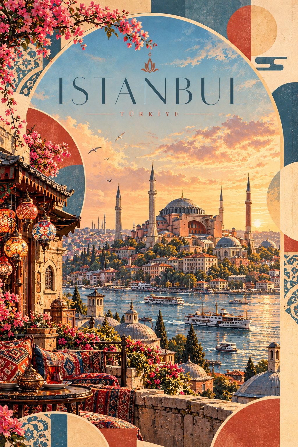 Vintage-Modern Travel Poster - view 3
