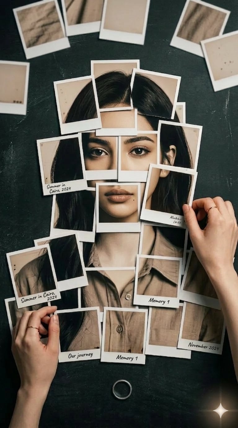 Polaroid Mosaic Portrait