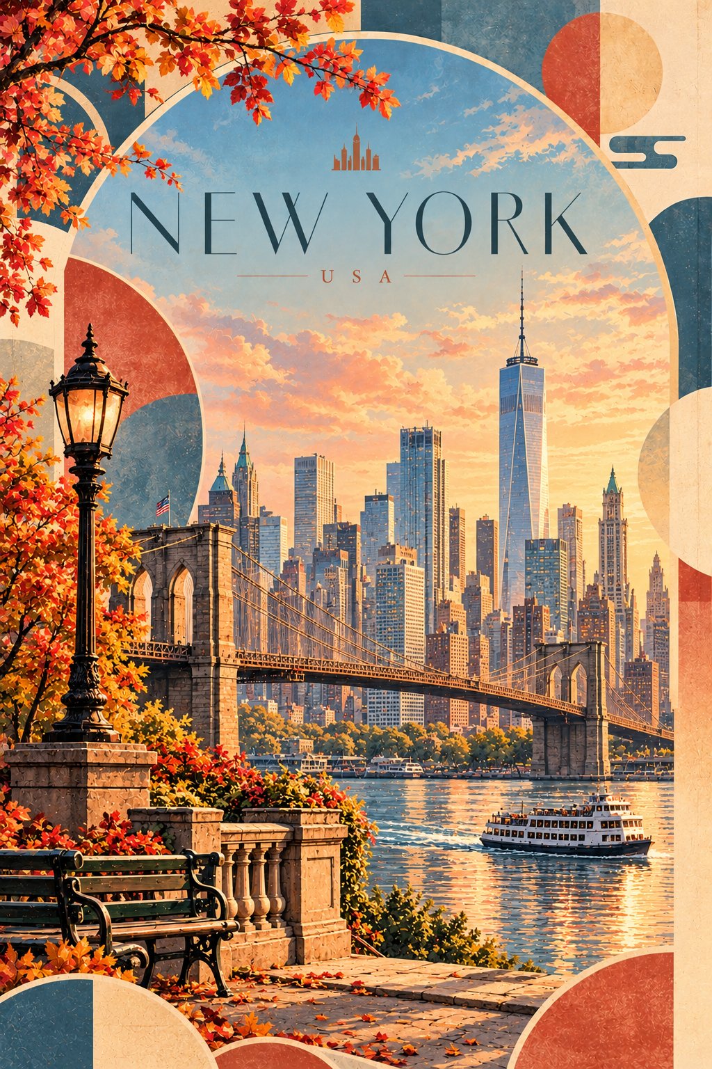 Vintage-Modern Travel Poster - view 4