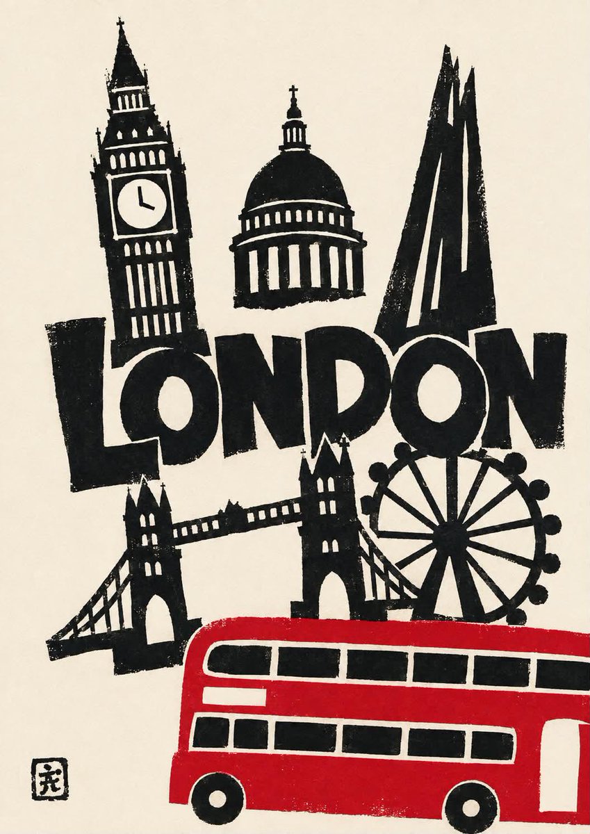 Vintage Screenprint City Travel Poster - view 2
